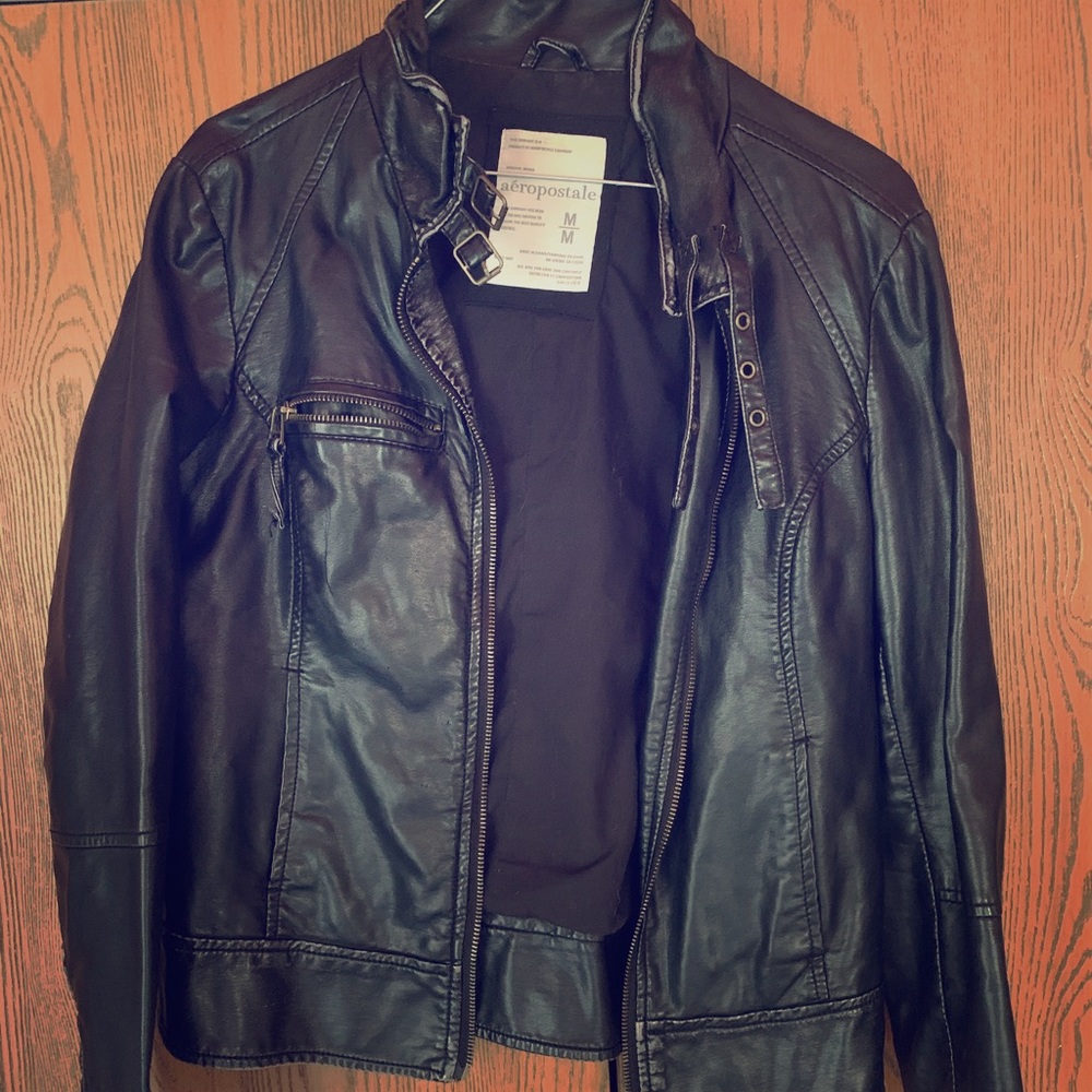 Black Pleather Jacket